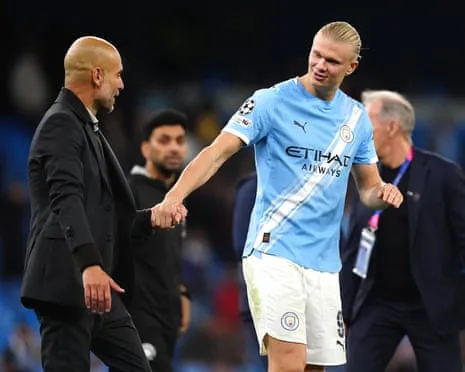 Haaland Joins Exclusive Champions League Half-Century Group, Hailed by Guardiola as CR7 and Lionel Messi's Peer