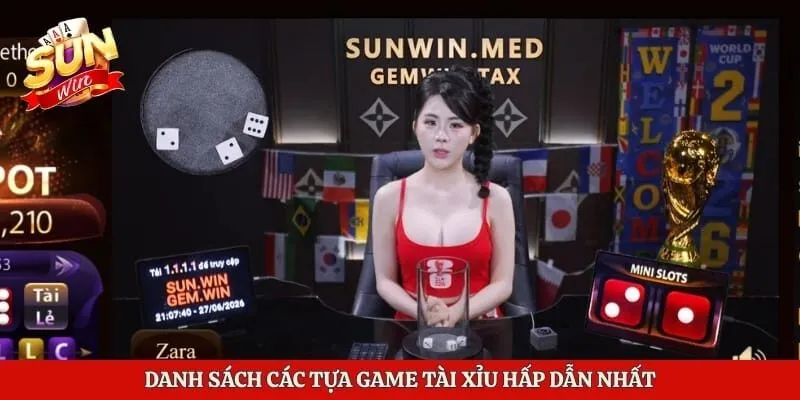 Danh sách các tựa game tài xỉu hấp dẫn nhất