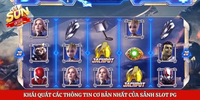 Khái quát các thông tin cơ bản nhất của sảnh slot PG