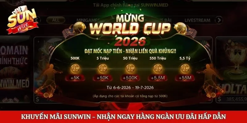 Khuyến Mãi Sunwin - Nhận Ngay Hàng Ngàn Ưu Đãi Hấp Dẫn