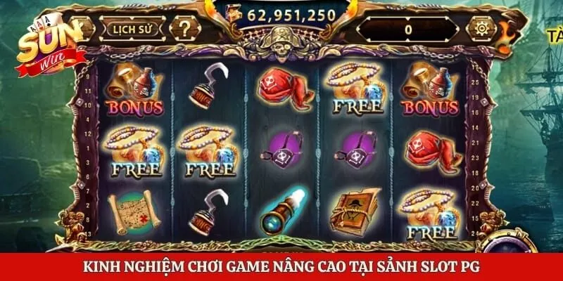 Kinh nghiệm chơi game nâng cao tại sảnh slot PG