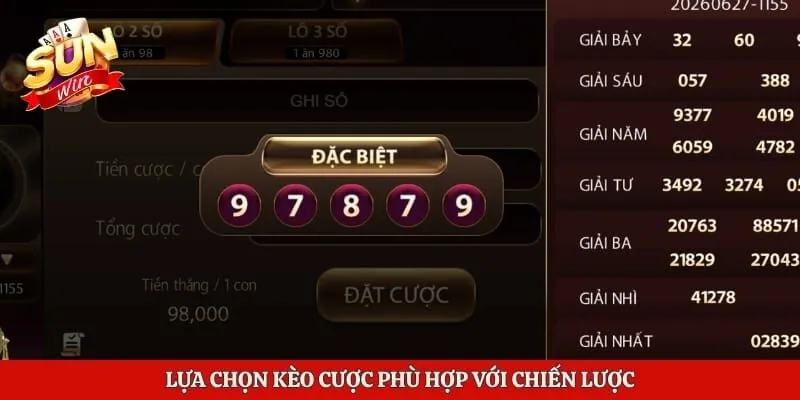 Lựa chọn kèo cược phù hợp với chiến lược