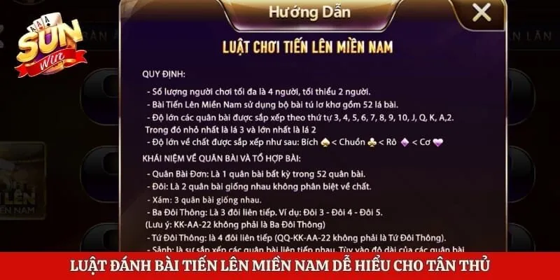 Luật đánh bài tiến lên miền Nam dễ hiểu cho tân thủ
