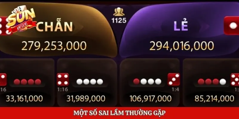 Một số sai lầm thường gặp