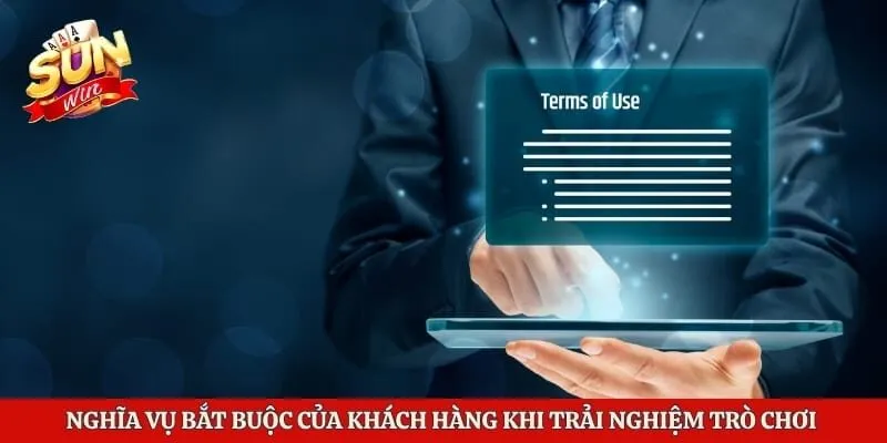 Nghĩa vụ bắt buộc của khách hàng khi trải nghiệm trò chơi trực tuyến