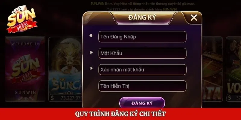 Quy trình đăng ký chi tiết 