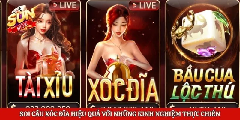 Soi Cầu Xóc Đĩa Hiệu Quả Với Những Kinh Nghiệm Thực Chiến